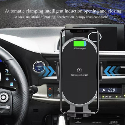 Car Smart Wireless Charger Phone Holder - Wireless Charger Holders by buy2fix | Online Shopping UK | buy2fix