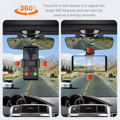 Car Rearview Mirror Phone Holder Universal Navigation Bracket - Universal Car Holders by buy2fix | Online Shopping UK | buy2fix