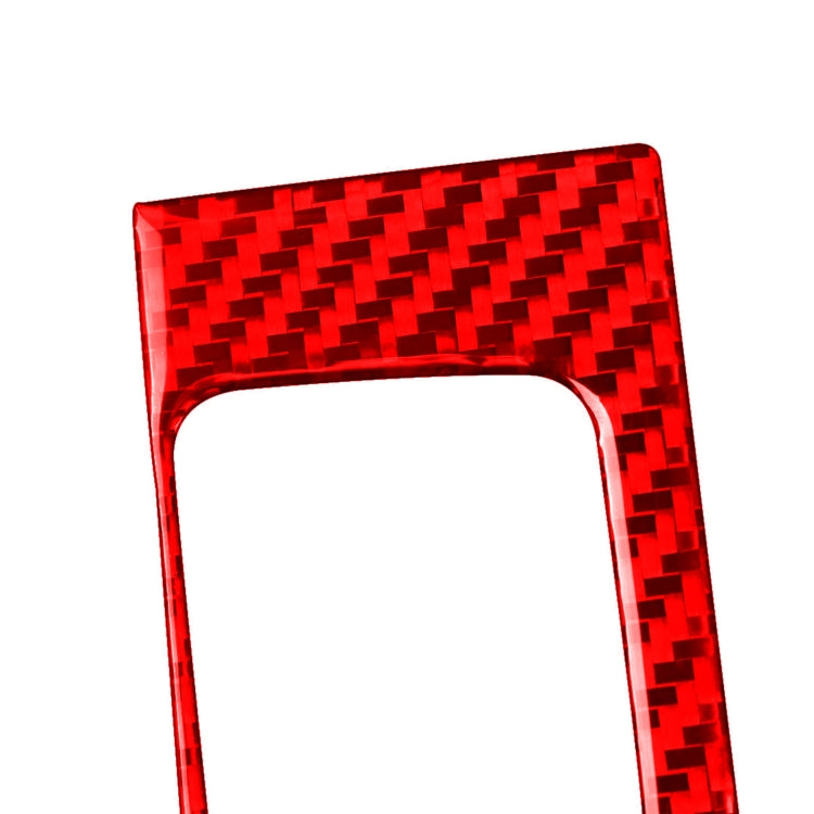 2 PCS Set for Honda CRV 2007-2011 Carbon Fiber Car Central Control Card Box Panel Decorative Sticker, Left Drive (Red) - Car Interior Mouldings by buy2fix | Online Shopping UK | buy2fix