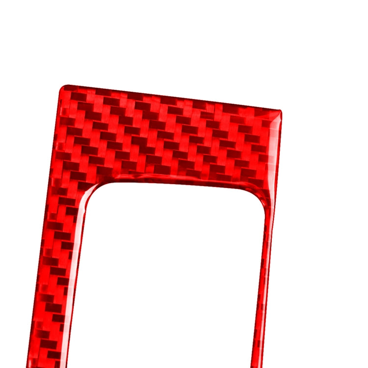 2 PCS Set for Honda CRV 2007-2011 Carbon Fiber Car Central Control Card Box Panel Decorative Sticker, Right Drive (Red) - Car Interior Mouldings by buy2fix | Online Shopping UK | buy2fix