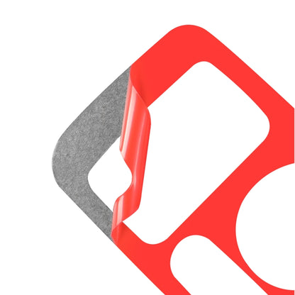 For Honda CRV 2007-2011 Car Carbon Fiber Rear Mirror Adjustment Switch Frame Decorative Sticker, Left Drive (Red) - Car Interior Mouldings by buy2fix | Online Shopping UK | buy2fix