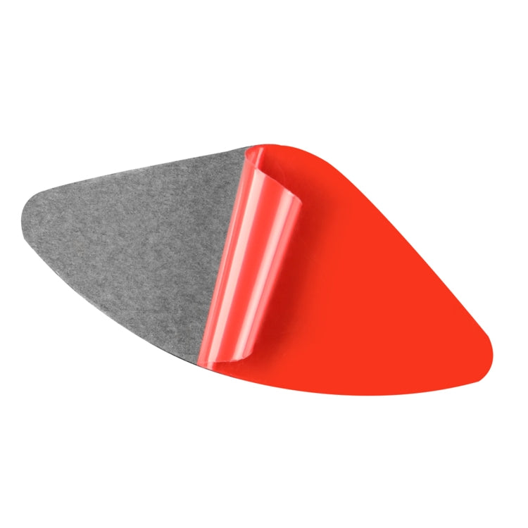 4 PCS Set for Honda CRV 2007-2011 Carbon Fiber Car Inner Door Bowl Patch Decorative Sticker,Left and Right Drive Universal(Red) - Car Interior Mouldings by buy2fix | Online Shopping UK | buy2fix