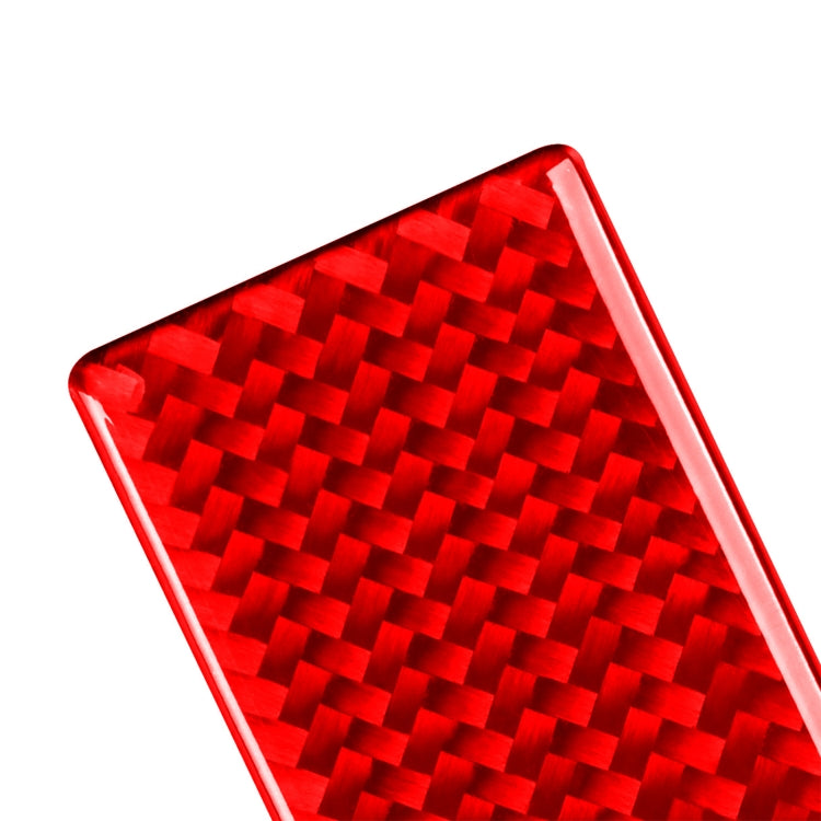 2 PCS Set for Honda CRV 2007-2011 Carbon Fiber Car Glove Box Opening Frame Decorative Sticker, Right Drive (Red) - Car Interior Mouldings by buy2fix | Online Shopping UK | buy2fix