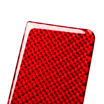 4 PCS Set for Honda CRV 2007-2011 Carbon Fiber Car Inner Armrest Gasket Decorative Sticker,Left and Right Drive Universal (Red) - Car Interior Mouldings by buy2fix | Online Shopping UK | buy2fix