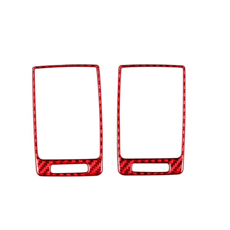 2 PCS Set for Honda CRV 2007-2011 Carbon Fiber Car Side Air Outlet Frame Decorative Sticker,Left and Right Drive Universal (Red) - Car Interior Mouldings by buy2fix | Online Shopping UK | buy2fix