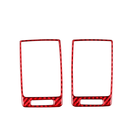 2 PCS Set for Honda CRV 2007-2011 Carbon Fiber Car Side Air Outlet Frame Decorative Sticker,Left and Right Drive Universal (Red) - Car Interior Mouldings by buy2fix | Online Shopping UK | buy2fix