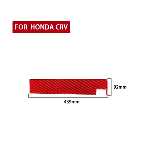 For Honda CRV 2007-2011 Carbon Fiber Car Co-pilot Glove Box Panel Decorative Sticker,Right Drive (Red) - Car Interior Mouldings by buy2fix | Online Shopping UK | buy2fix