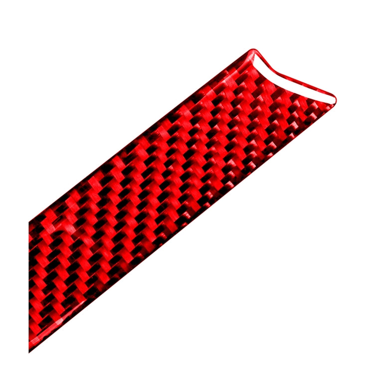 For Honda CRV 2007-2011 Carbon Fiber Car Co-pilot Center Control Trim Decorative Sticker,Right Drive (Red) - Car Interior Mouldings by buy2fix | Online Shopping UK | buy2fix