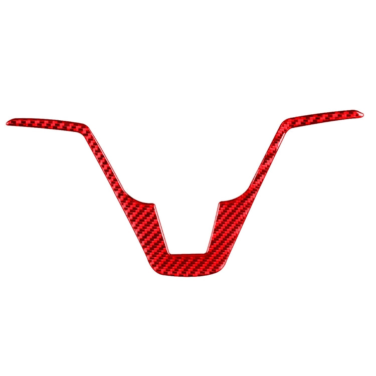 For Honda CRV 2007-2011 Carbon Fiber Car Steering Wheel Decorative Sticker, Left Drive (Red) - Car Interior Mouldings by buy2fix | Online Shopping UK | buy2fix