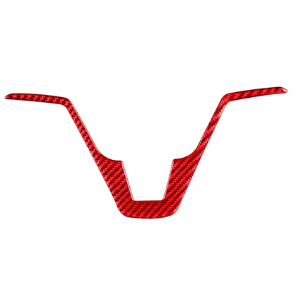 For Honda CRV 2007-2011 Carbon Fiber Car Steering Wheel Decorative Sticker, Left Drive (Red) - Car Interior Mouldings by buy2fix | Online Shopping UK | buy2fix