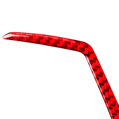 For Honda CRV 2007-2011 Carbon Fiber Car Steering Wheel Decorative Sticker, Left Drive (Red) - Car Interior Mouldings by buy2fix | Online Shopping UK | buy2fix