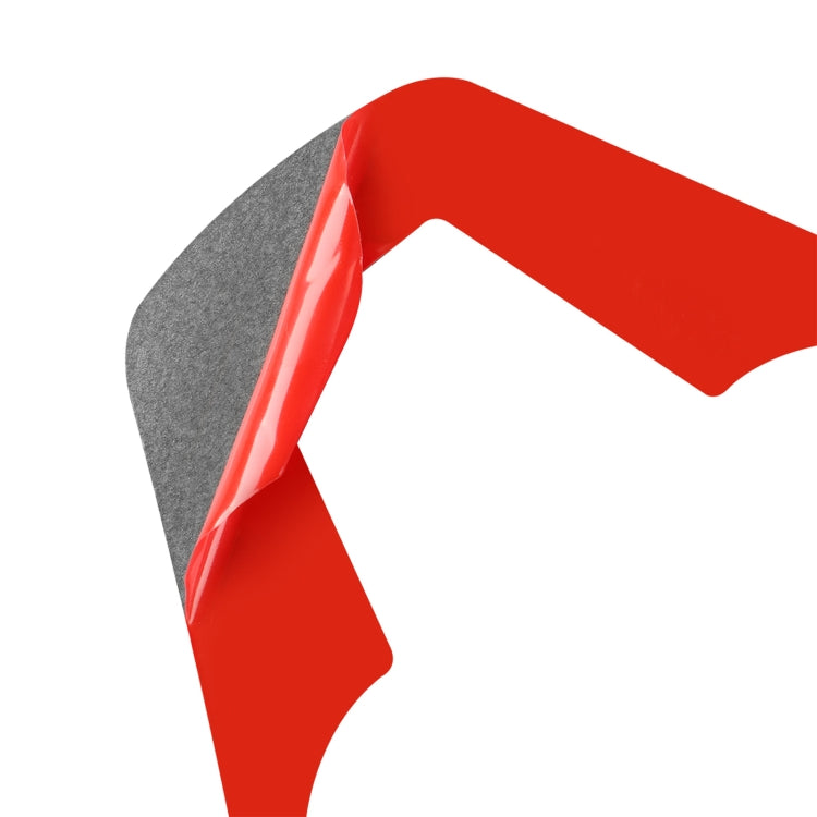 For Honda CRV 2007-2011 Carbon Fiber Car Steering Wheel Decorative Sticker, Left Drive (Red) - Car Interior Mouldings by buy2fix | Online Shopping UK | buy2fix