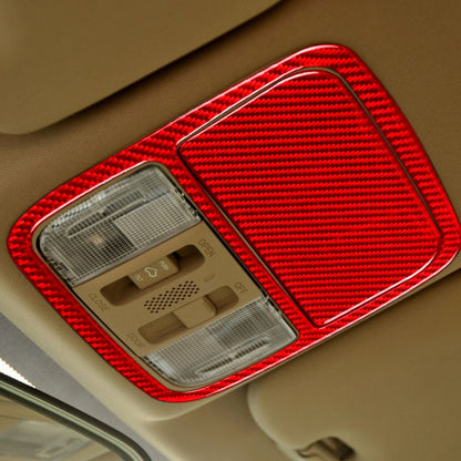 2 PCS Set  for Honda CRV 2007-2011 Carbon Fiber Car Front Reading Light Panel Decorative Sticker,Left and Right Drive Universal (Red) - Car Interior Mouldings by buy2fix | Online Shopping UK | buy2fix