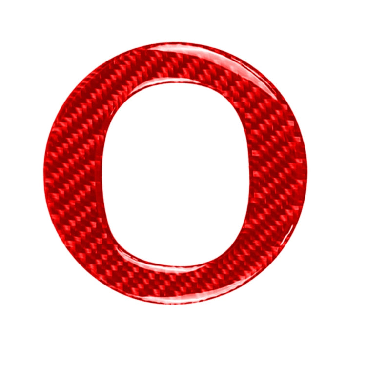 Car Carbon Fiber Steering Wheel Decorative Sticker for Mazda CX-5 2017-2018, Left and Right Drive (Red) - Car Interior Mouldings by buy2fix | Online Shopping UK | buy2fix