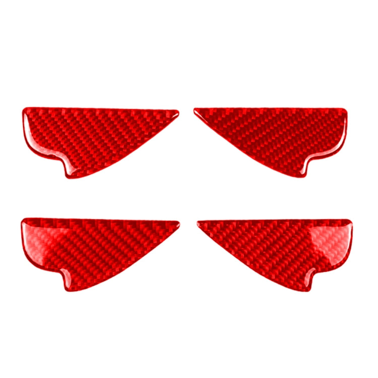 Car Carbon Fiber Inside Door Bowl Decorative Sticker for Mazda CX-5 2013-2018, Left and Right Drive(Red) - Car Interior Mouldings by buy2fix | Online Shopping UK | buy2fix