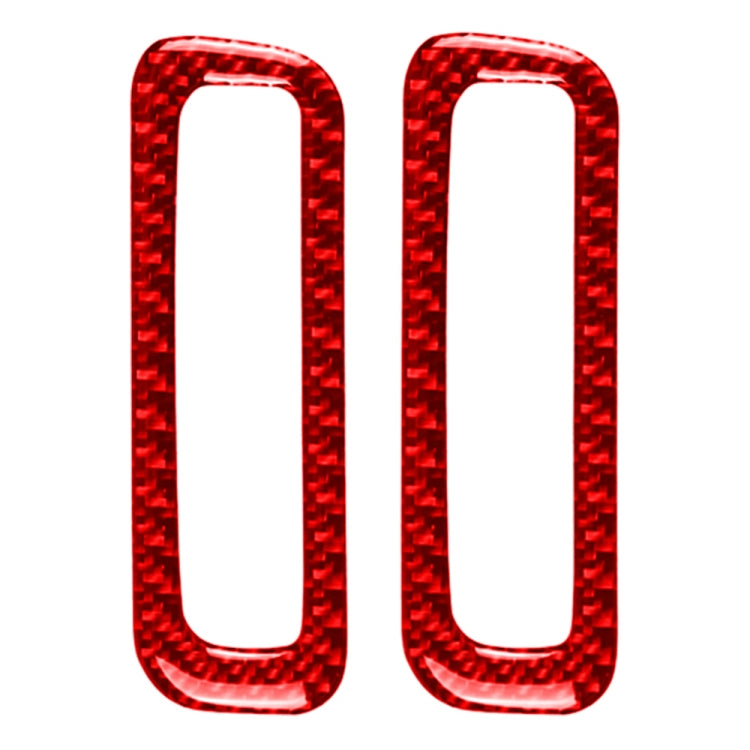 Car Carbon Fiber A-pillar Air Outlet Decorative Sticker for Mazda CX-5 2017-2018, Left and Right Drive (Red) - Car Interior Mouldings by buy2fix | Online Shopping UK | buy2fix