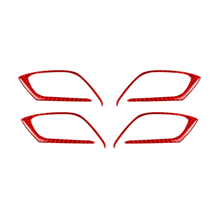 Car Carbon Fiber Inside Door Handle Decorative Sticker for Mazda CX-5 2017-2018, Left and Right Drive (Red) - Car Interior Mouldings by buy2fix | Online Shopping UK | buy2fix