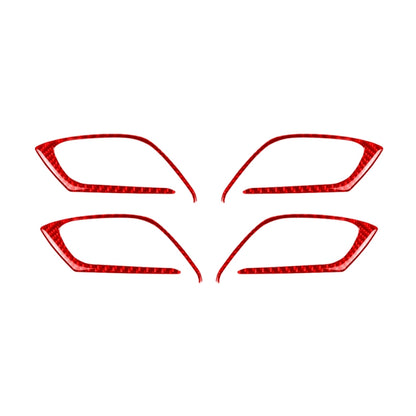 Car Carbon Fiber Inside Door Handle Decorative Sticker for Mazda CX-5 2017-2018, Left and Right Drive (Red) - Car Interior Mouldings by buy2fix | Online Shopping UK | buy2fix