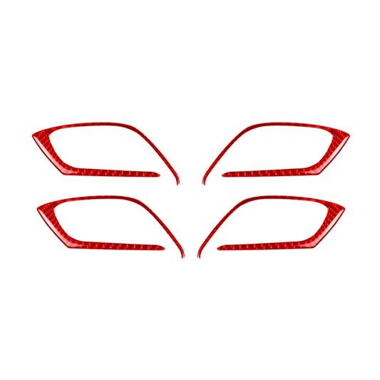 Car Carbon Fiber Inside Door Handle Decorative Sticker for Mazda CX-5 2017-2018, Left and Right Drive (Red) - Car Interior Mouldings by buy2fix | Online Shopping UK | buy2fix