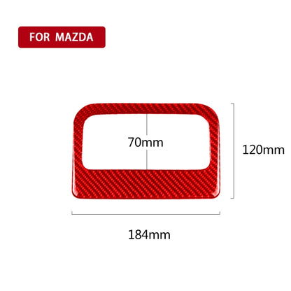 Car Carbon Fiber Rear Air Outlet Decorative Sticker for Mazda CX-5 2017-2018, Left and Right Drive (Red) - Car Interior Mouldings by buy2fix | Online Shopping UK | buy2fix