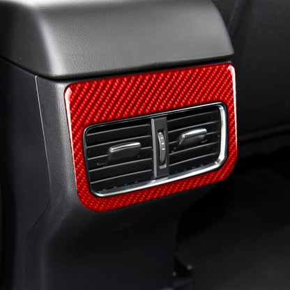 Car Carbon Fiber Rear Air Outlet Decorative Sticker for Mazda CX-5 2017-2018, Left and Right Drive (Red) - Car Interior Mouldings by buy2fix | Online Shopping UK | buy2fix