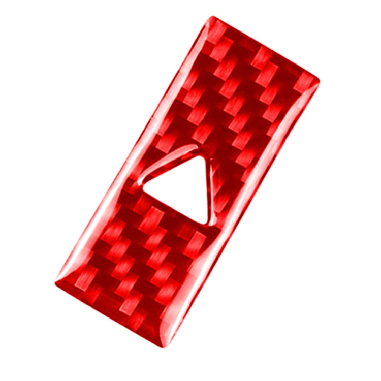 Car Carbon Fiber Warning Light Decorative Sticker for Mazda CX-5 2017-2018, Left and Right Drive (Red) - Car Interior Mouldings by buy2fix | Online Shopping UK | buy2fix