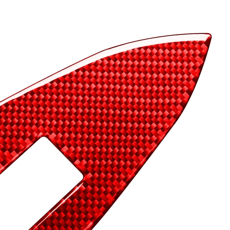 Car Carbon Fiber Window Glass Lift Panel Decorative Sticker for Toyota RAV4 2006-2013, Right Drive (Red) - Car Interior Mouldings by buy2fix | Online Shopping UK | buy2fix