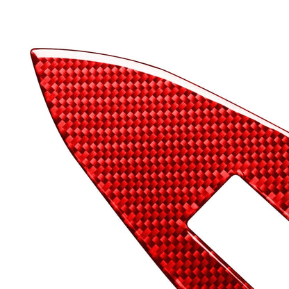 Car Carbon Fiber Window Glass Lift Panel Decorative Sticker for Toyota RAV4 2006-2013, Left Drive (Red) - Car Interior Mouldings by buy2fix | Online Shopping UK | buy2fix