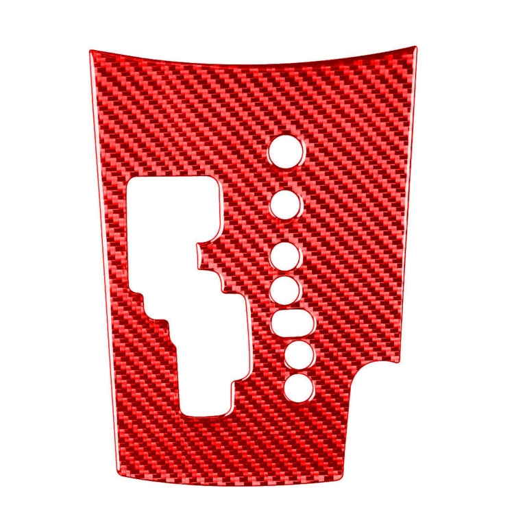 Car Carbon Fiber Gear Panel Decorative Sticker for Toyota RAV4 2006-2013, Right Drive (Red) - Car Interior Mouldings by buy2fix | Online Shopping UK | buy2fix