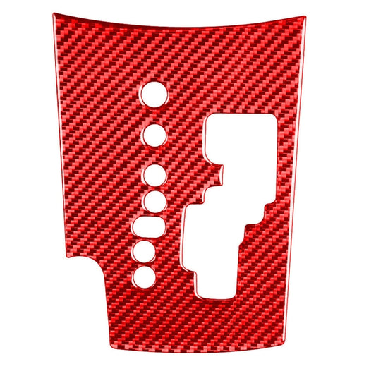 Car Carbon Fiber Gear Panel Decorative Sticker for Toyota RAV4 2006-2013, Left Drive (Red) - Car Interior Mouldings by buy2fix | Online Shopping UK | buy2fix