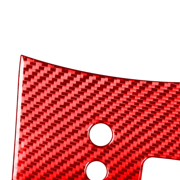 Car Carbon Fiber Gear Panel Decorative Sticker for Toyota RAV4 2006-2013, Left Drive (Red) - Car Interior Mouldings by buy2fix | Online Shopping UK | buy2fix