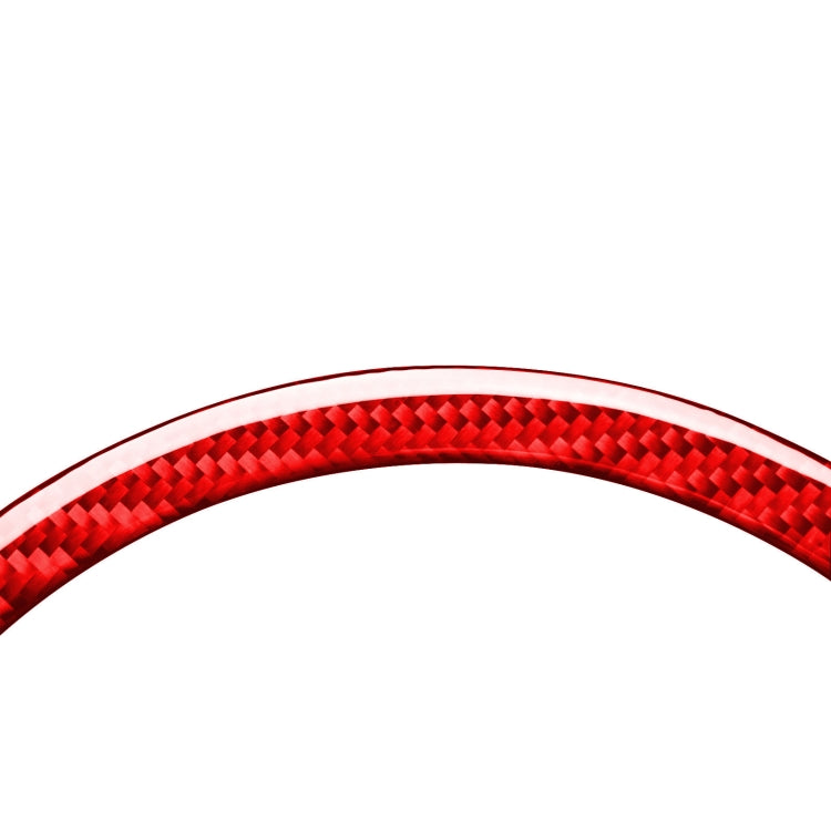 Car Carbon Fiber Door Horn Decorative Sticker for Toyota RAV4 2006-2013, Left and Right Drive (Red) - Car Interior Mouldings by buy2fix | Online Shopping UK | buy2fix