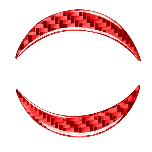 Car Carbon Fiber Steering Wheel Logo Decorative Sticker for Toyota RAV4 2006-2013, Left and Right Drive (Red) - Car Interior Mouldings by buy2fix | Online Shopping UK | buy2fix
