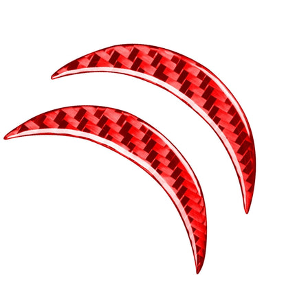 Car Carbon Fiber Steering Wheel Logo Decorative Sticker for Toyota RAV4 2006-2013, Left and Right Drive (Red) - Car Interior Mouldings by buy2fix | Online Shopping UK | buy2fix