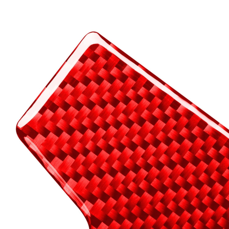 Car Carbon Fiber Passenger Center Control Panel Decorative Sticker for Toyota RAV4 2006-2013, Left Drive (Red) - Car Interior Mouldings by buy2fix | Online Shopping UK | buy2fix