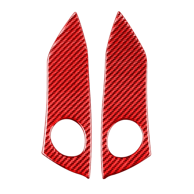 Car Carbon Fiber Warning Light Switch Panel Decorative Sticker for Toyota RAV4 2006-2013, Left and Right Drive (Red) - Car Interior Mouldings by buy2fix | Online Shopping UK | buy2fix