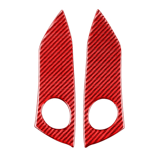 Car Carbon Fiber Warning Light Switch Panel Decorative Sticker for Toyota RAV4 2006-2013, Left and Right Drive (Red) - Car Interior Mouldings by buy2fix | Online Shopping UK | buy2fix