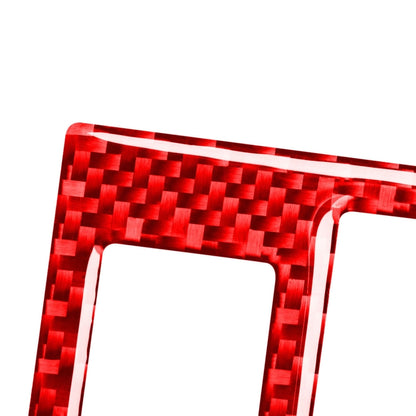 Car Carbon Fiber Rear Mirror Adjustment Switch Frame Decorative Sticker for Toyota RAV4 2006-2013, Right Drive (Red) - Car Interior Mouldings by buy2fix | Online Shopping UK | buy2fix