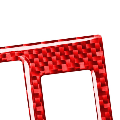 Car Carbon Fiber Rear Mirror Adjustment Switch Frame Decorative Sticker for Toyota RAV4 2006-2013, Left Drive (Red) - Car Interior Mouldings by buy2fix | Online Shopping UK | buy2fix