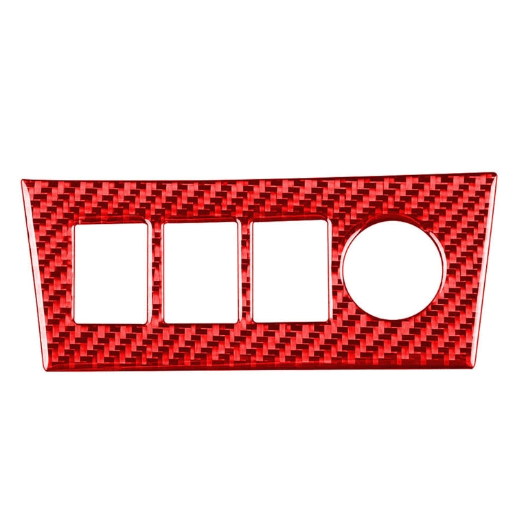 Car Carbon Fiber Cigarette Lighting Panel Decorative Sticker for Toyota RAV4 2006-2013, Left and Right Drive (Red) - Car Interior Mouldings by buy2fix | Online Shopping UK | buy2fix