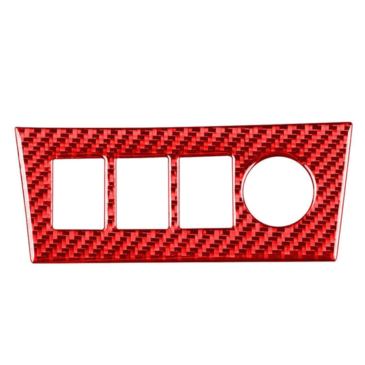 Car Carbon Fiber Cigarette Lighting Panel Decorative Sticker for Toyota RAV4 2006-2013, Left and Right Drive (Red) - Car Interior Mouldings by buy2fix | Online Shopping UK | buy2fix