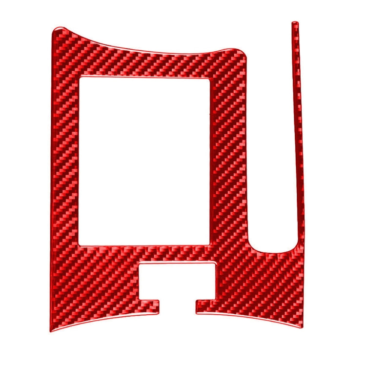 Car Carbon Fiber Handbrake Panel Decorative Sticker for Toyota RAV4 2006-2013, Right Drive (Red) - Car Interior Mouldings by buy2fix | Online Shopping UK | buy2fix
