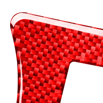 Car Carbon Fiber Handbrake Panel Decorative Sticker for Toyota RAV4 2006-2013, Right Drive (Red) - Car Interior Mouldings by buy2fix | Online Shopping UK | buy2fix
