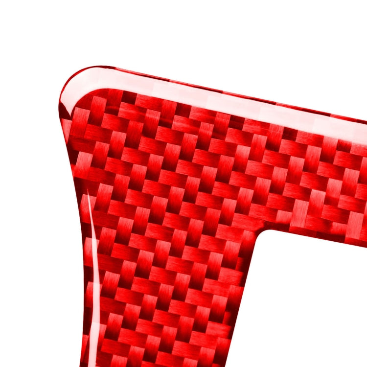 Car Carbon Fiber Handbrake Panel Decorative Sticker for Toyota RAV4 2006-2013, Left Drive (Red) - Car Interior Mouldings by buy2fix | Online Shopping UK | buy2fix