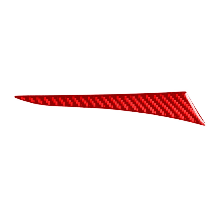 Car Carbon Fiber Dashboard Left Side Decorative Sticker for Infiniti Q50 2014-2020, Right Drive (Red) - Steering Wheel Accessories by buy2fix | Online Shopping UK | buy2fix