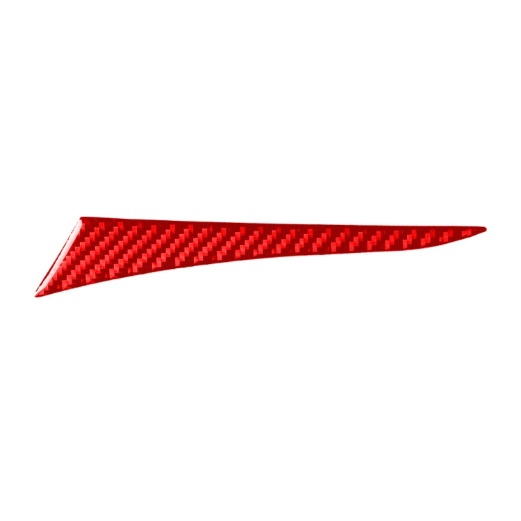 Car Carbon Fiber Dashboard Left Side Decorative Sticker for Infiniti Q50 2014-2020, Left Drive (Red) - Steering Wheel Accessories by buy2fix | Online Shopping UK | buy2fix