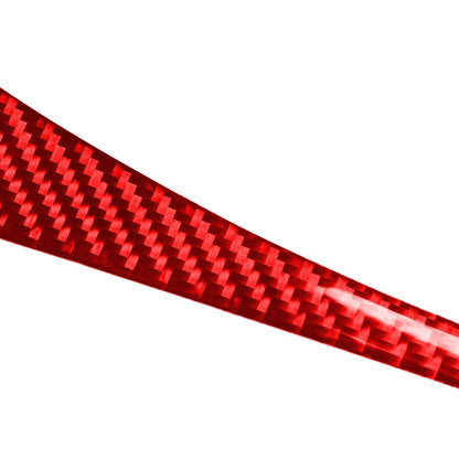 Car Carbon Fiber Dashboard Left Side Decorative Sticker for Infiniti Q50 2014-2020, Left Drive (Red) - Steering Wheel Accessories by buy2fix | Online Shopping UK | buy2fix