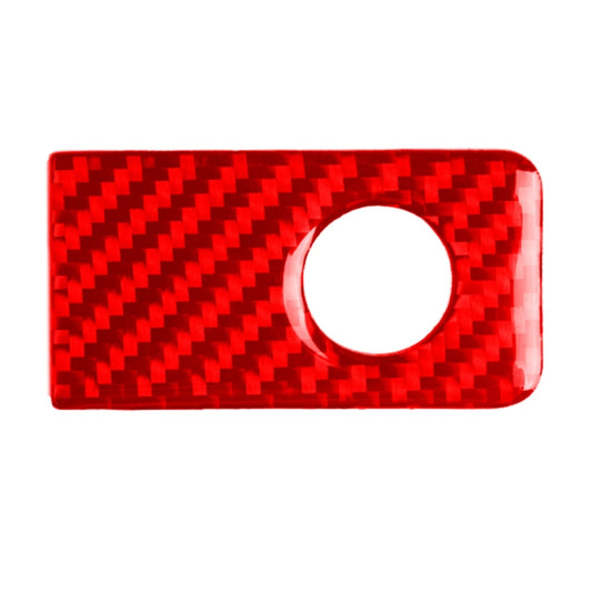 Car Carbon Fiber Front Passenger Seat Handle Box Decorative Sticker for Infiniti Q50 2014-2020, Right Drive(Red) - Car Interior Mouldings by buy2fix | Online Shopping UK | buy2fix