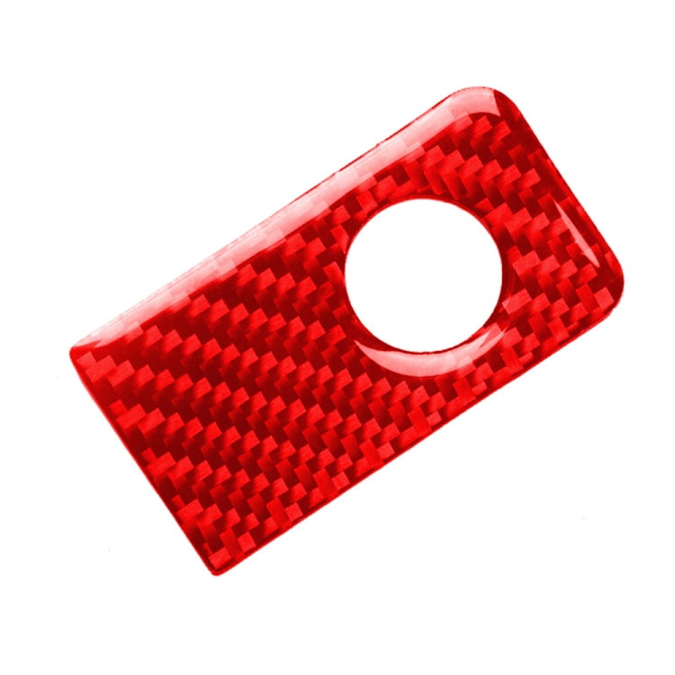 Car Carbon Fiber Front Passenger Seat Handle Box Decorative Sticker for Infiniti Q50 2014-2020, Right Drive(Red) - Car Interior Mouldings by buy2fix | Online Shopping UK | buy2fix