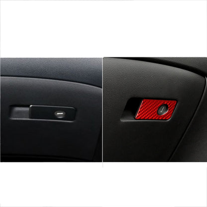 Car Carbon Fiber Front Passenger Seat Handle Box Decorative Sticker for Infiniti Q50 2014-2020, Right Drive(Red) - Car Interior Mouldings by buy2fix | Online Shopping UK | buy2fix